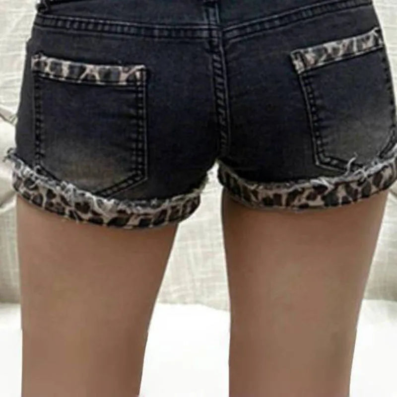Vintage Denim Y2K Shorts Frauen Grunge Coquette Low Rise Skinny Jeans Shorts